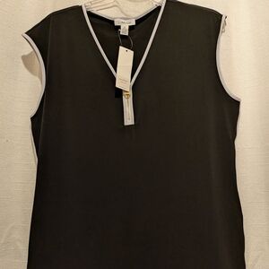 Calvin Klein Women's Black Sleeveless Top